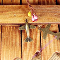 Small Airplane Metal Charm in Three Vintage Finishes view 1