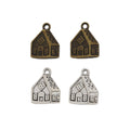 Zinc Alloy House Charm Pendant for DIY Necklace Bracelet Jewelry Making view 4