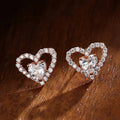 Valentine Gift Box Heart Stud Earrings Fashion Commuter Birthday Gift Jewelry For Women view 3