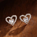 Valentine Gift Box Heart Stud Earrings Fashion Commuter Birthday Gift Jewelry For Women view 2