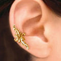 Korean Light Luxury Plant Grass Ear Clips, No Piercing Women's Fashion Earrings view 5