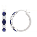 European Fashion Blue Sapphire Copper Ear Cuff Earrings For Women, Direct Jewelry view 3
