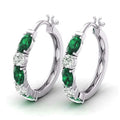 European Fashion Blue Sapphire Copper Ear Cuff Earrings For Women, Direct Jewelry view 6