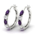 European Fashion Blue Sapphire Copper Ear Cuff Earrings For Women, Direct Jewelry view 5