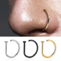Unisex Sexy D Shape Nose Ring Punk Piercing Jewelry Multi Use Nose Hoop For Men And Women view 1