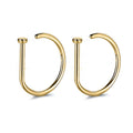 Unisex Sexy D Shape Nose Ring Punk Piercing Jewelry Multi Use Nose Hoop For Men And Women view 6