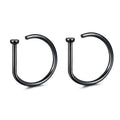Unisex Sexy D Shape Nose Ring Punk Piercing Jewelry Multi Use Nose Hoop For Men And Women view 8