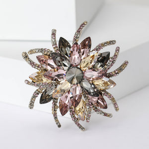 Full Rhinestone Alloy Brooch Pin For Women's Suits And Dresses