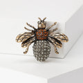 Alloy Rhinestone Bee Brooch Lapel Pin For Suit Decoration view 4