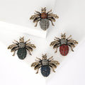 Alloy Rhinestone Bee Brooch Lapel Pin For Suit Decoration view 1