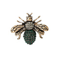 Alloy Rhinestone Bee Brooch Lapel Pin For Suit Decoration view 5