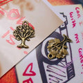 Tree of Life Metal Charm in 3 Finishes for Jewelry Crafts view 2