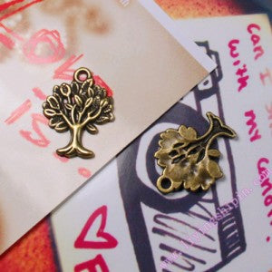 20x16mm Alloy Tree of Life Peace Charm Pendant