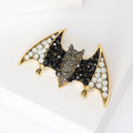 Metal Alloy Enamel Bat Brooch For Suits And Coat Accessories view 4