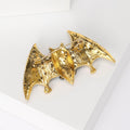 Metal Alloy Enamel Bat Brooch For Suits And Coat Accessories view 3
