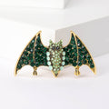 Metal Alloy Enamel Bat Brooch For Suits And Coat Accessories view 2