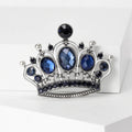 Alloy Rhinestone Crown Brooch Pin For Suits Coats And Scarves view 2