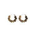Vintage French Palace Style Stud Earrings With Silver Pins, Rhinestone Pearl And Faux Tiger Eye view 5