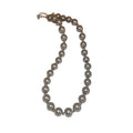 French Faux Pearl Geometric Round Sweater Necklace Minimalist Luxe Fashion Choker view 5