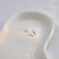 Minimalist Stainless Steel Heart Star Spiral Hoop Cartilage Studs For Women Geometric Wrap Earrings view 3