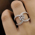 New Trendy Cool Zircon Ring Creative European American Engagement Ring Personalized Finger Jewelry view 1