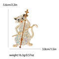 Alloy Enamel Cello Cat Brooch Cute Clothing Lapel Pin view 6