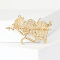 Alloy Enamel Cello Cat Brooch Cute Clothing Lapel Pin view 3