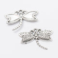 Zinc Alloy Dragonfly Charm Pendant No.000443 for DIY Necklace Bracelet Jewelry Making view 3