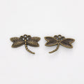 Zinc Alloy Dragonfly Charm Pendant No.000443 for DIY Necklace Bracelet Jewelry Making view 2