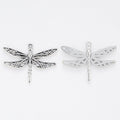 Zinc Alloy Dragonfly Charm Pendant No.697116 for DIY Necklace Bracelet Jewelry Making view 3