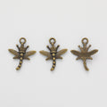 Zinc Alloy Dragonfly Charm Pendant No.709229 for DIY Necklace Bracelet Jewelry Making view 3