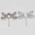 Zinc Alloy Dragonfly Charm Pendant No.138754 for DIY Necklace Bracelet Jewelry Making view 2