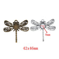 Zinc Alloy Dragonfly Charm Pendant No.138754 for DIY Necklace Bracelet Jewelry Making view 1