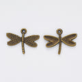 Zinc Alloy Dragonfly Charm Pendant No.904020 for DIY Necklace Bracelet Jewelry Making view 3