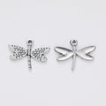 Zinc Alloy Dragonfly Charm Pendant No.904020 for DIY Necklace Bracelet Jewelry Making view 2