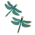 Zinc Alloy Dragonfly Charm Pendant No.529969 for DIY Necklace Bracelet Jewelry Making view 4