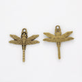 Zinc Alloy Dragonfly Charm Pendant No.309992 for DIY Necklace Bracelet Jewelry Making view 3