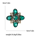 Alloy Crystal Rhinestone Brooch Pin For Coat Sweater And Lapel view 6