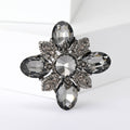 Alloy Crystal Rhinestone Brooch Pin For Coat Sweater And Lapel view 4