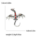Alloy Enamel Cute Dragon Brooch Pin For Blazers And Coats view 6