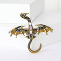 Alloy Enamel Cute Dragon Brooch Pin For Blazers And Coats view 4