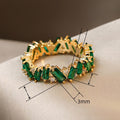 Japanese Light Luxury Geometric Irregular Index Ring For Women French Vintage Court Jewelry view 5