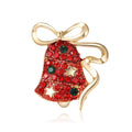 Alloy Christmas Bell Brooch Elegant Coat Suit Lapel Pin view 5
