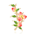 Alloy Pink Peach Brooch Pin For Coats Suits And Collars view 5