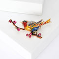 Alloy Branch Magpie Brooch Pin For Coat Suit Decoration view 5