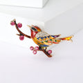 Alloy Branch Magpie Brooch Pin For Coat Suit Decoration view 4