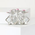 Enamel Alloy Three Model Brooch Pin For Scarves And Collars view 3