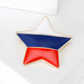 Alloy Five Point Star Brooch Pin For Fashion Clothing Accessories view 4