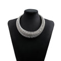 Exaggerated Heavy Metal Spring Necklace For Women, Luxury African Style Statement Choker view 5
