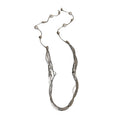 Light Luxury Long Layered Faux Pearl Necklace With Geometric Line Design For Sweaters view 5